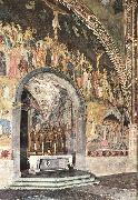 ANDREA DA FIRENZE Frescoes on the central wall china oil painting reproduction